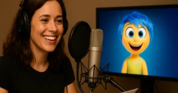 Bastidores dublagem brasileira Divertida Mente 2 Miá Mello