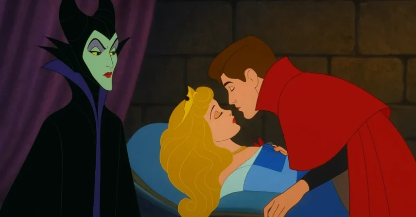 Bela Adormecida 1959 Disney princesa Malévola fuso sono príncipe
