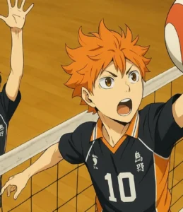 Haikyuu Lixão anime vôlei Karasuno Hinata Kageyama salto