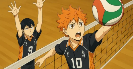 Haikyuu Lixão anime vôlei Karasuno Hinata Kageyama salto