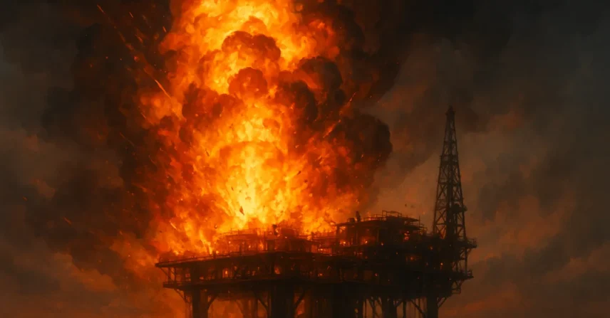 Explosão Fatal: O Inferno na Plataforma Que Chocou o Mundo!