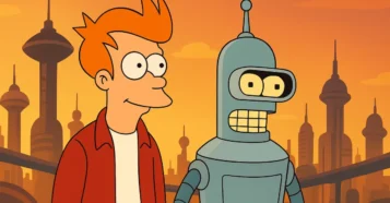 Futurama (1999): Fry e Bender em Uma Aventura no Futuro!