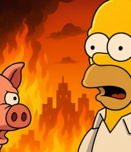 Os Simpsons: O Filme (2007): Homer, Porco e a Crise Final!