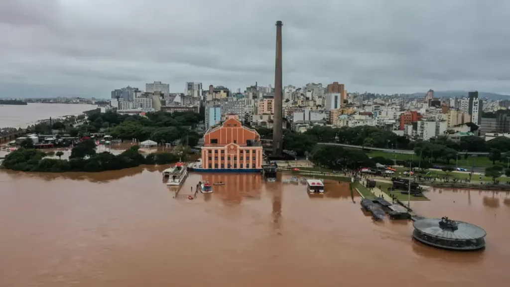 Guaíba pode atingir cota de alerta até sexta em Porto Alegre